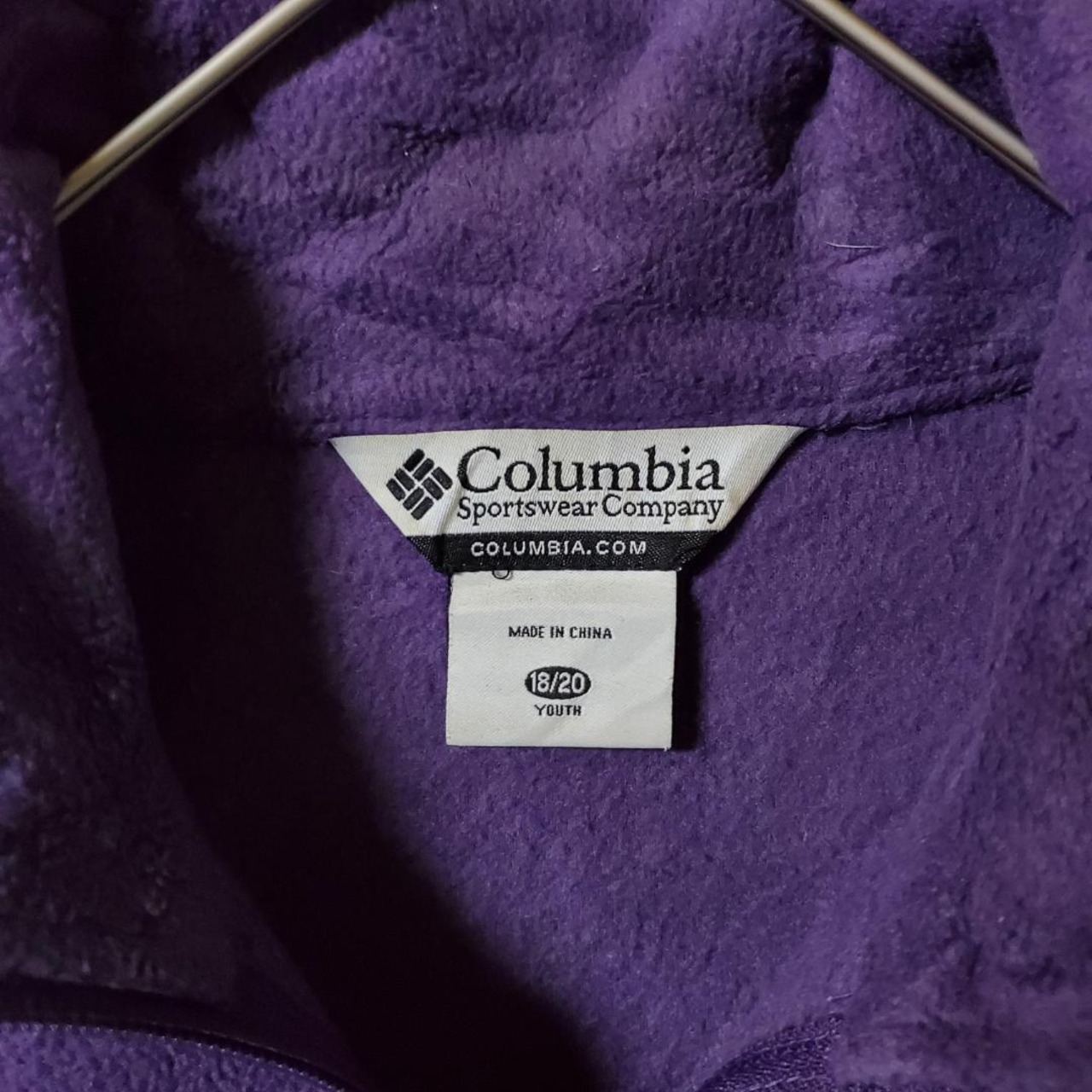 【コロンビア】フリース　紫　170サイズ　