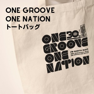 【ONE GROOVE ONE NATION トートバッグ】