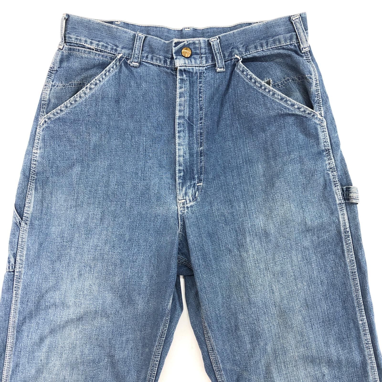 LEE リー 70-80年代 USA製 デニムペインターパンツ TALON 42 ジッパー