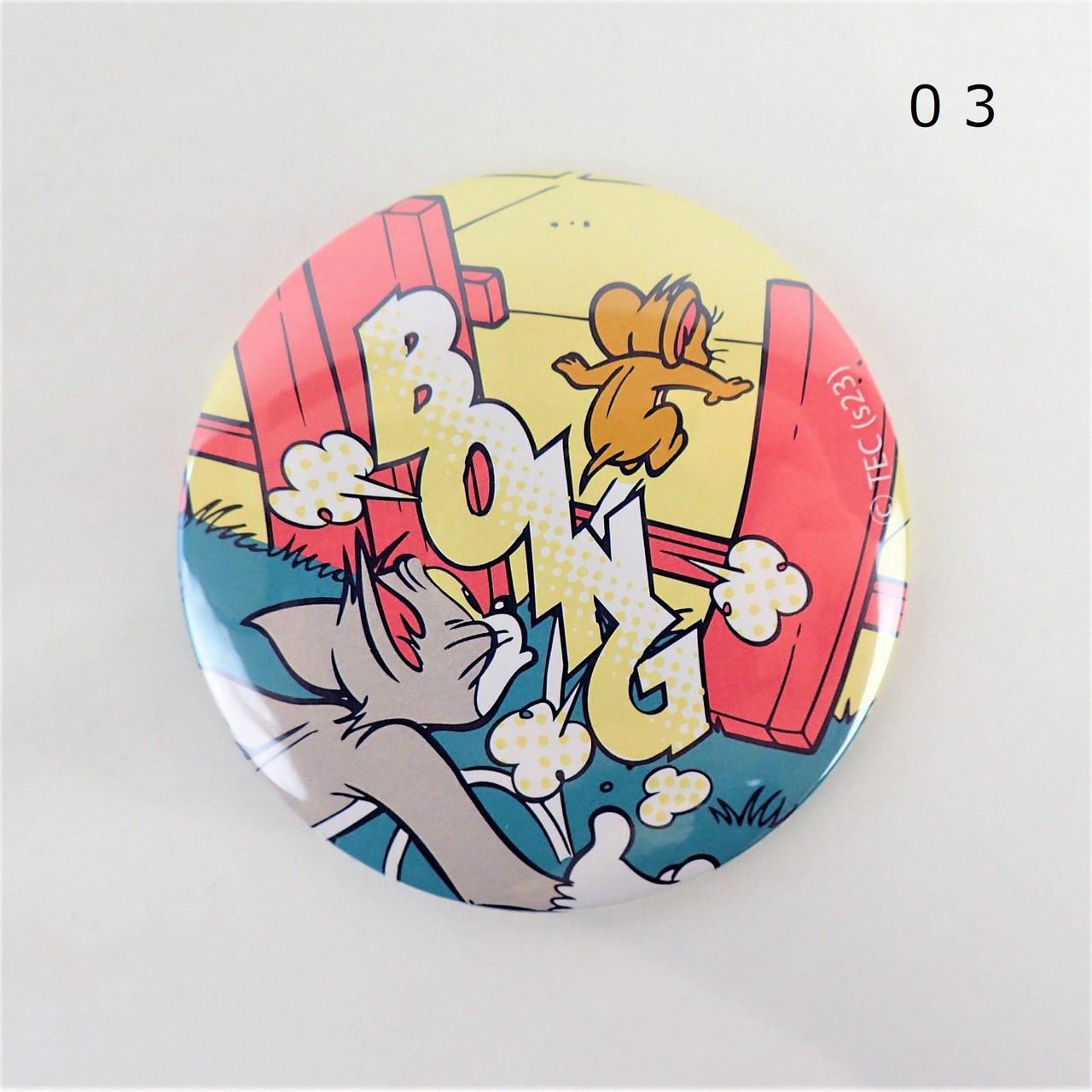 F238087_TOM and JERRY×Flapperコミック柄缶バッチミラー - 6