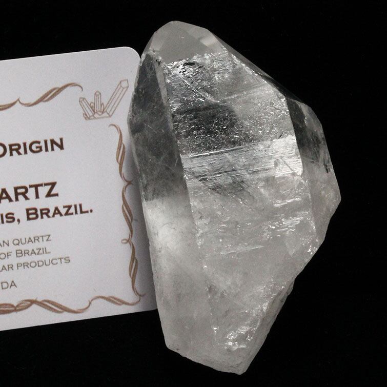 レムリアンシード 水晶 原石 ブラジル ミナスジェライス州 コリント産 証明書付属 一点物 271-469