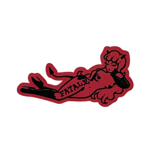 PINUPモチーフダイカットステッカー【FATALE】