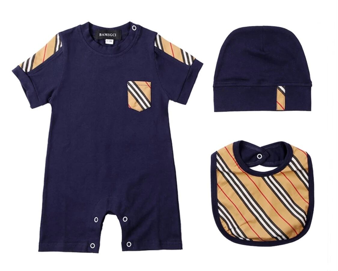 3点セット / ロンパース / 女の子 / 男の子 / 〜24ヶ月( A〜D )