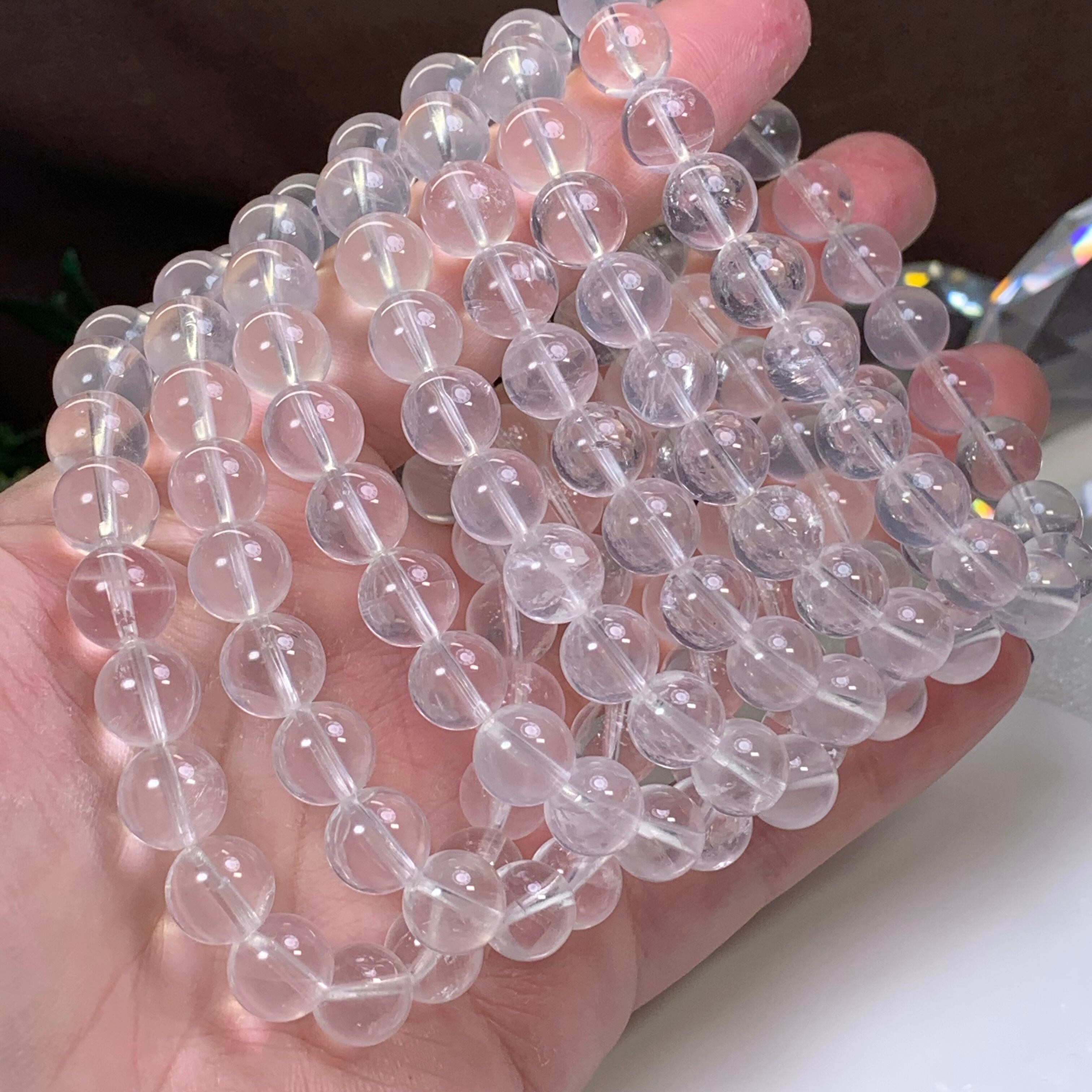 アイスローズクォーツ ブレスレット(ランダム発送) | Naturaltreasure 