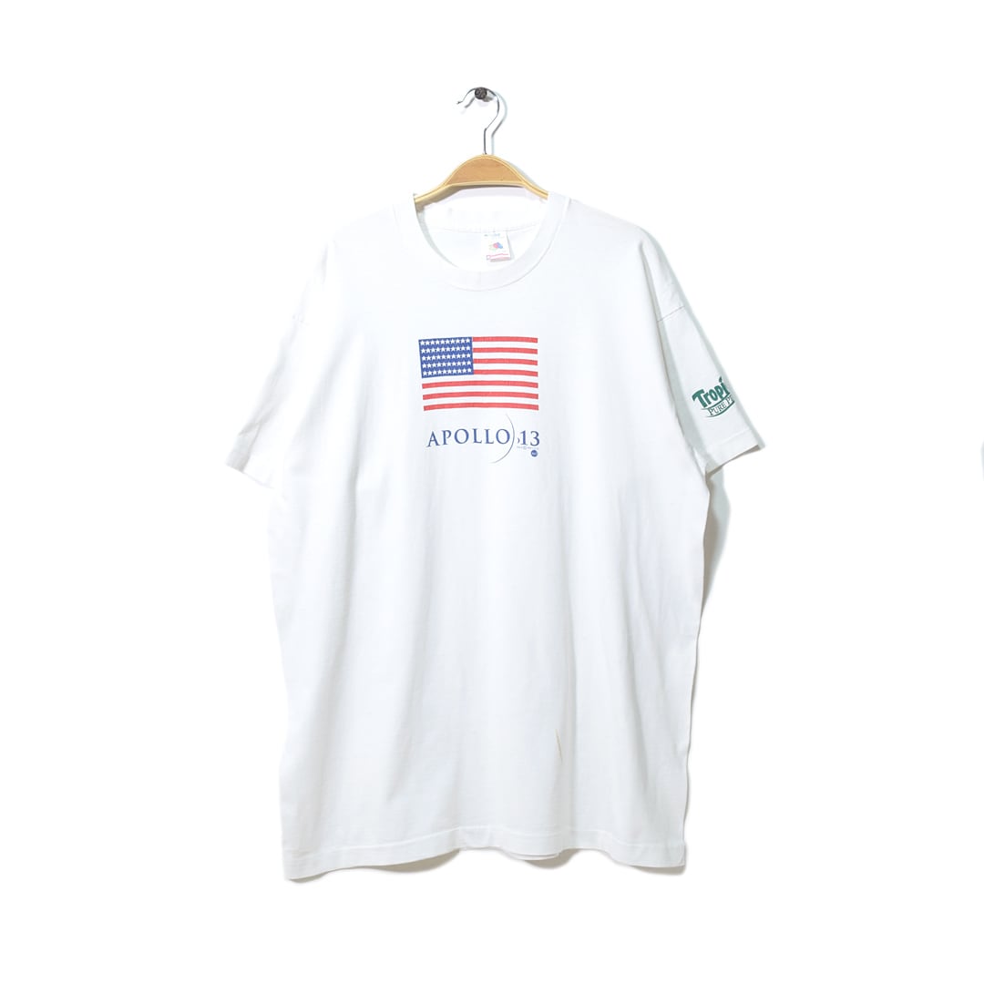 90s 映画 アポロ13 ヴィンテージTシャツ USA製 トムハンクス ムービーT プロモ 白 メンズXL APOLLO 13 古着 @BA0005