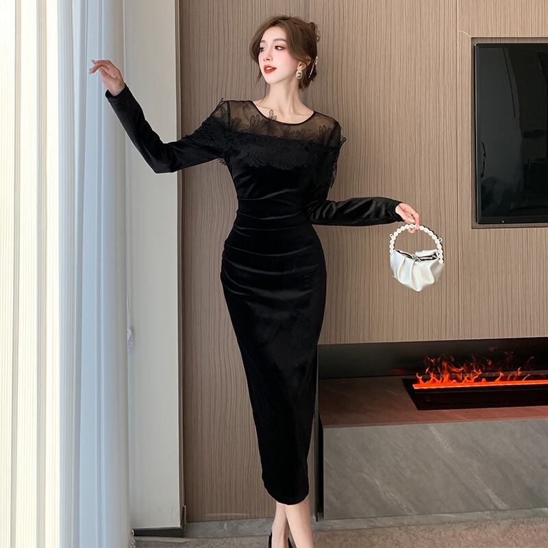 【dress】ドッキングワンピース M18747