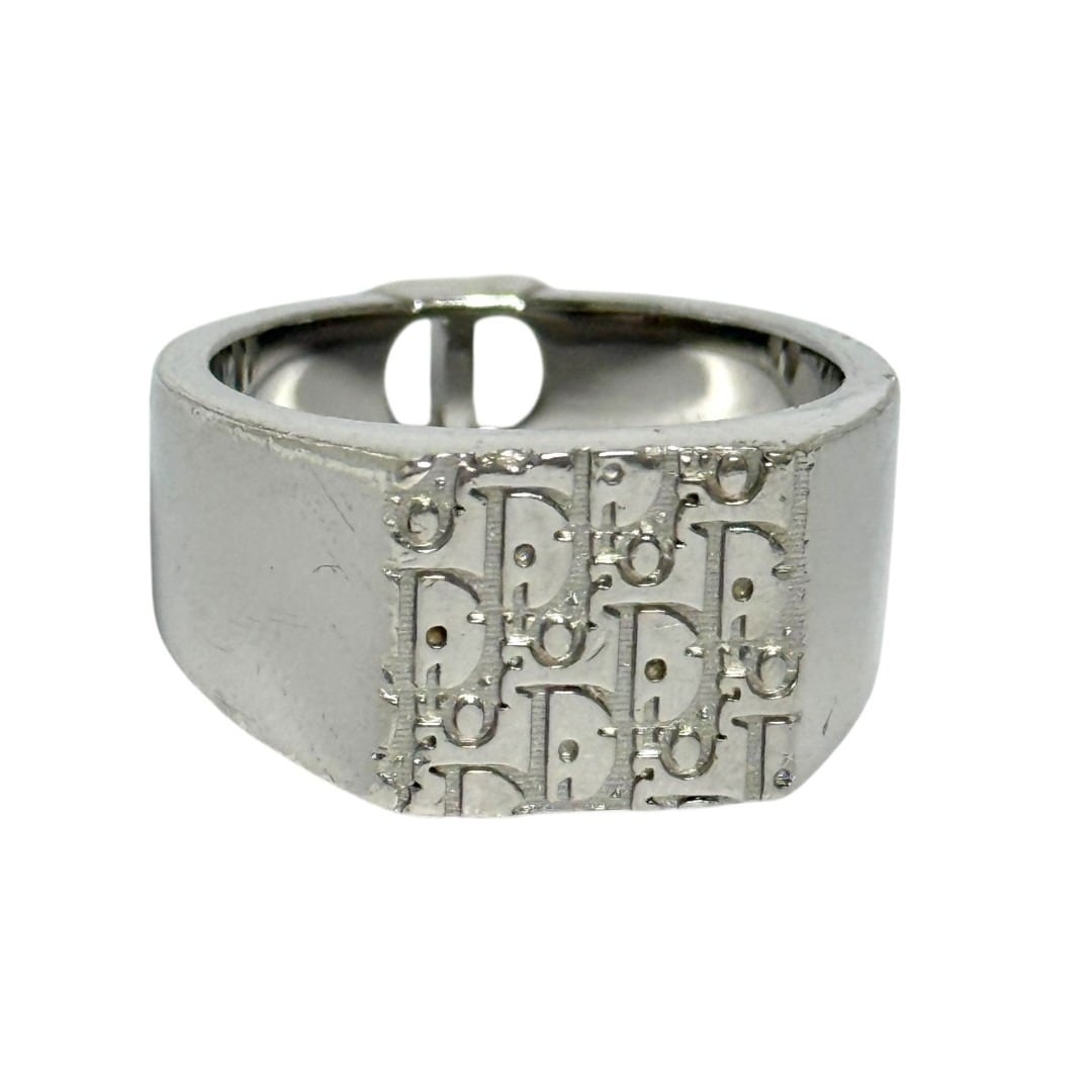 クリスチャンディオール オブリーク シグネット リング 指輪 925 19号 ディオール メンズ シグネット リング 19号 指輪 オブリーク シルバー