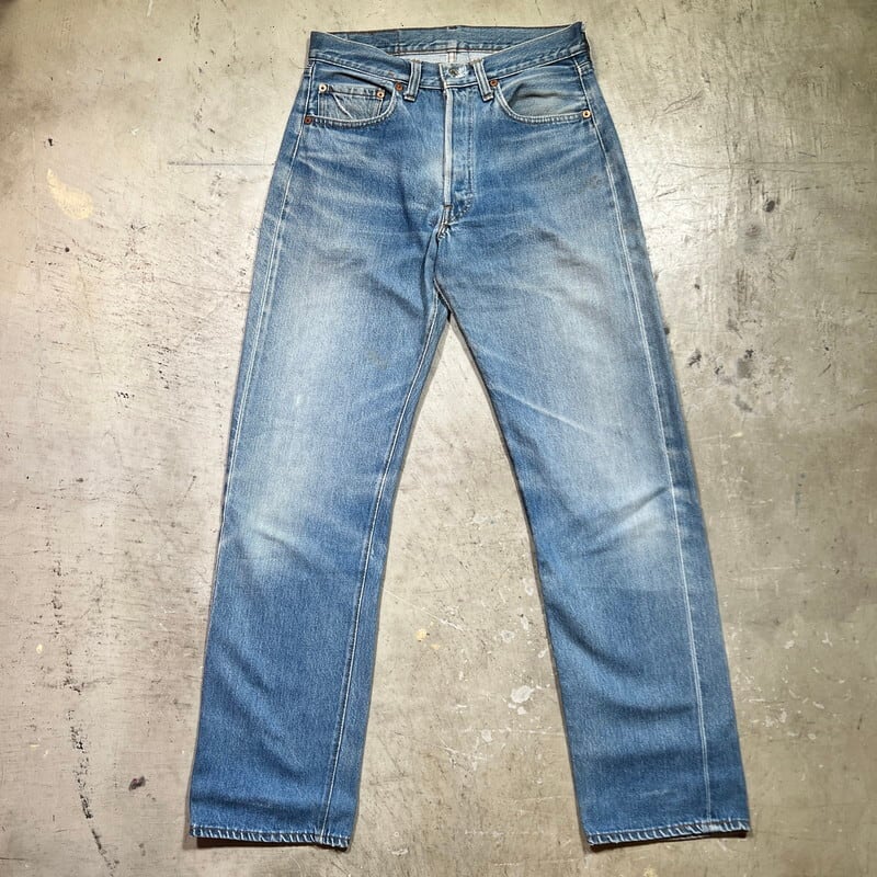 80's Levi's リーバイス 501 66後期 デニムパンツ 赤耳 セルヴィッジ 刻印6 スモールe 赤タブ 1980年製  バックポケットチェーンステッチ 実寸W29 希少 ヴィンテージ BA-2087 RM2506H | agito vintage powered by  BASE