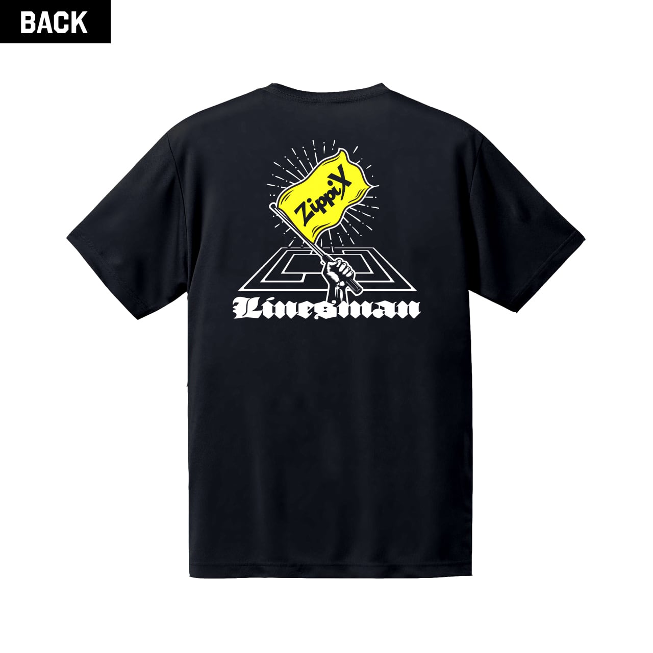 ZippiX Logotype T-shirt GREEN｜BLACK | zippix