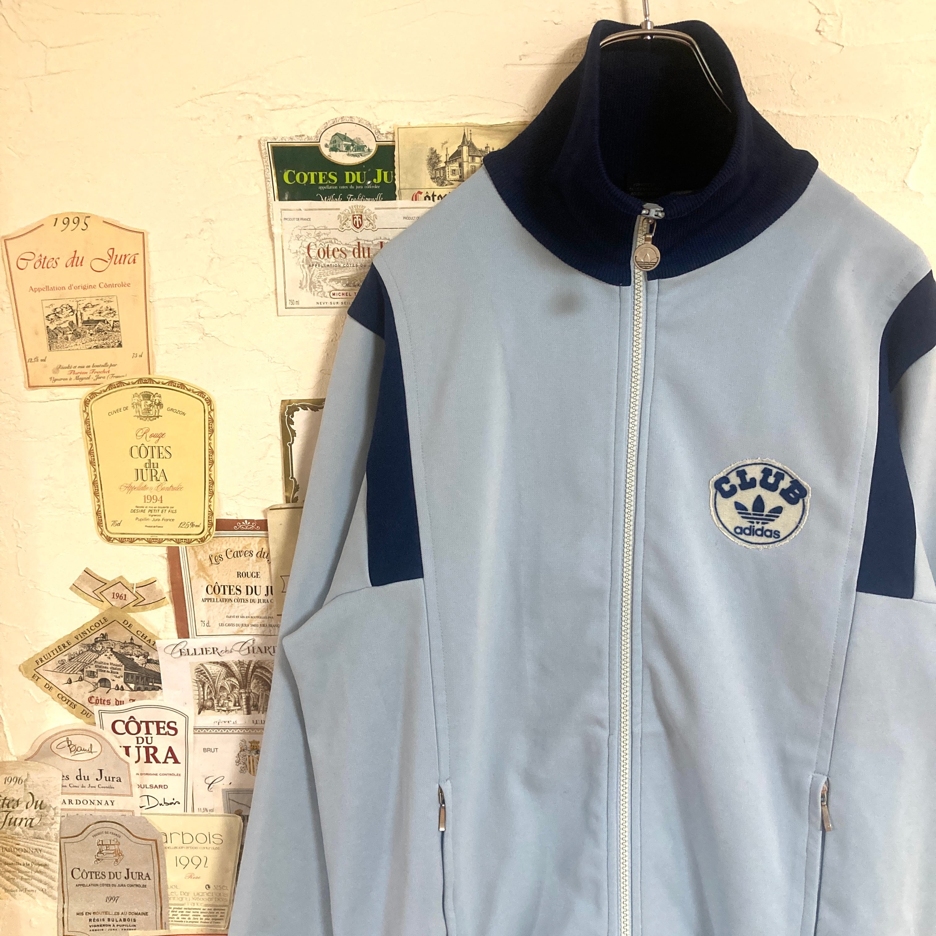 old　CLUB adidas　トラックジャケット　80ｓ　ワンポイント　希少