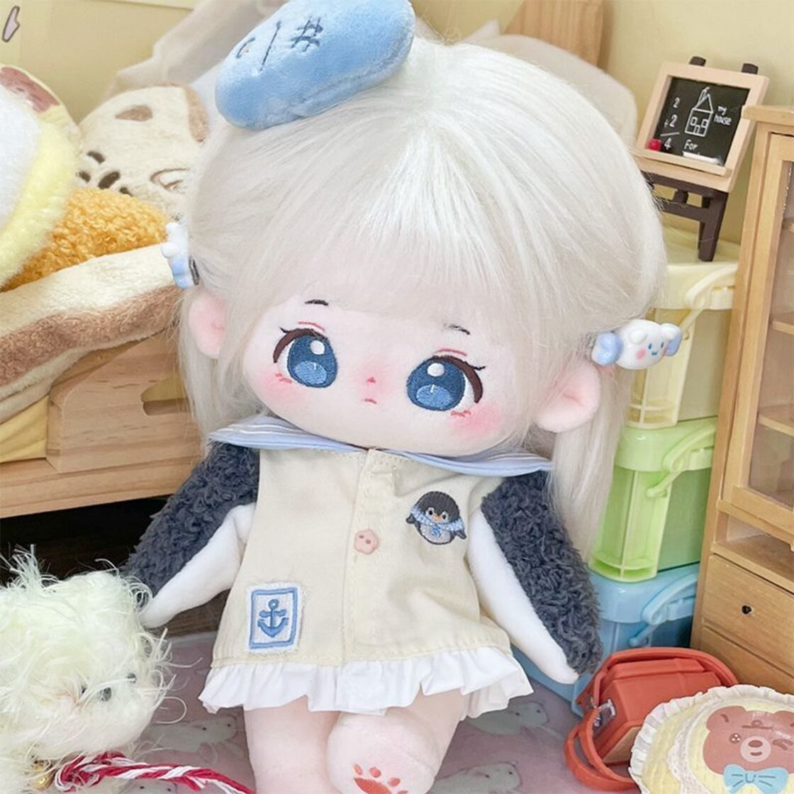 ペンギンラン 2点セット 20cm 着せ替えぬいぐるみ用服 コスチューム 