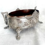 ジャルディニエール　銅製トレー付き　鉢カバー　花器　脚付き小物入れ　 12otdn10