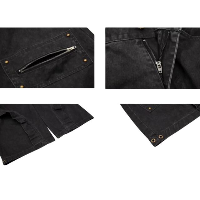 Zip-pocket design pants　ジップポケットデザインパンツ　J2075