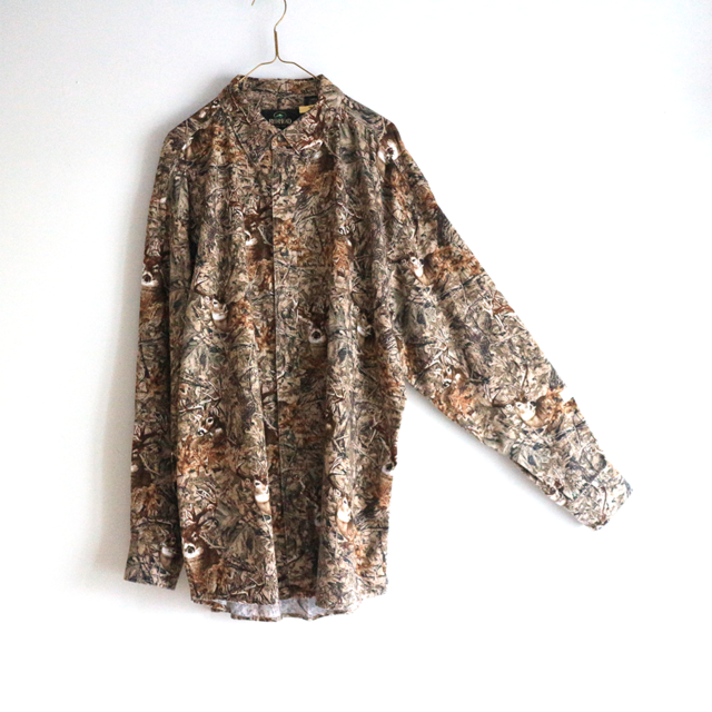 deer & leaf cotton_SH