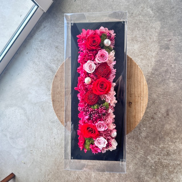 「ウォールデコ」プリザーブドフラワーアレンジメント