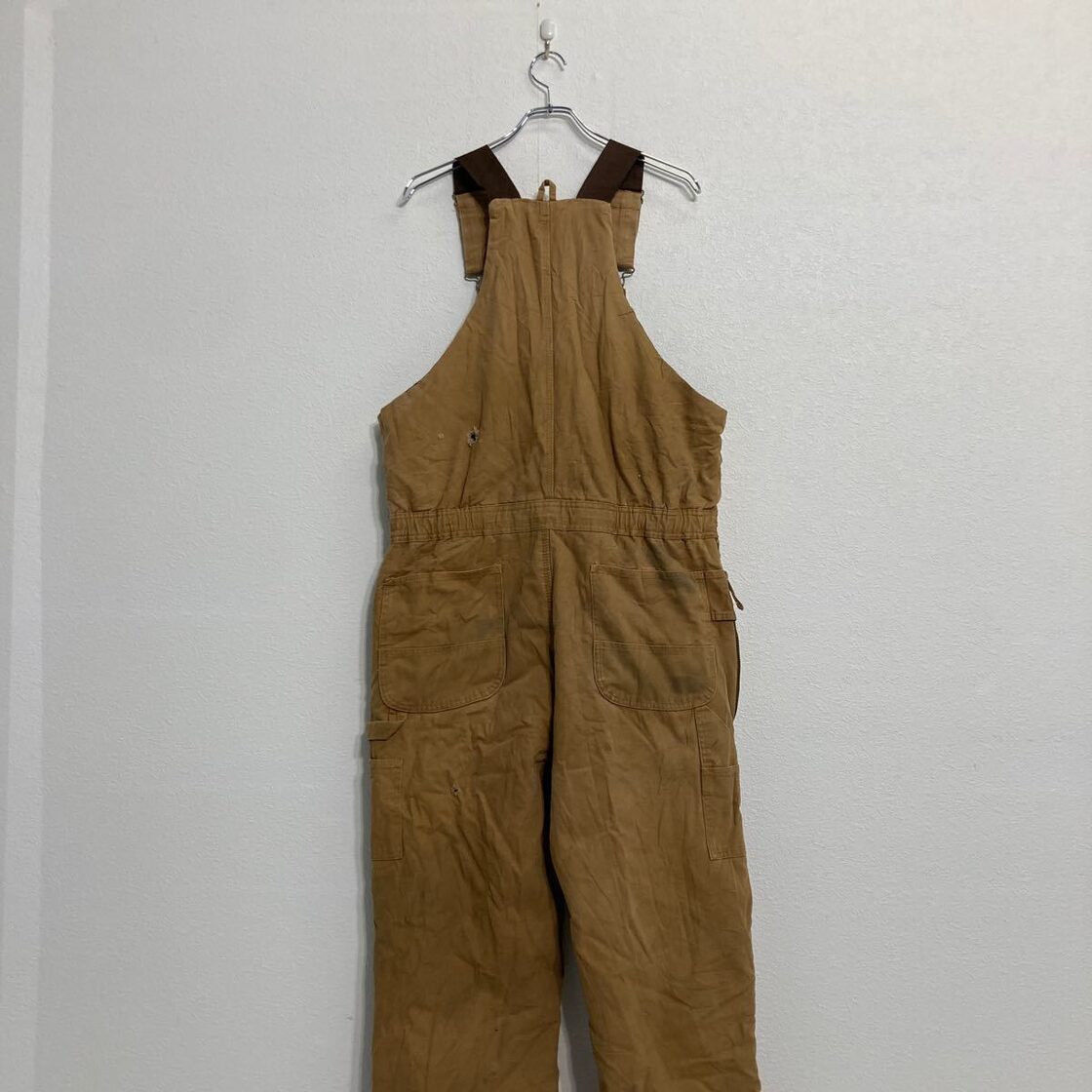 SANDY RIVER WORKWEAR ダック 中綿 オーバーオール W40 LT ワーク 