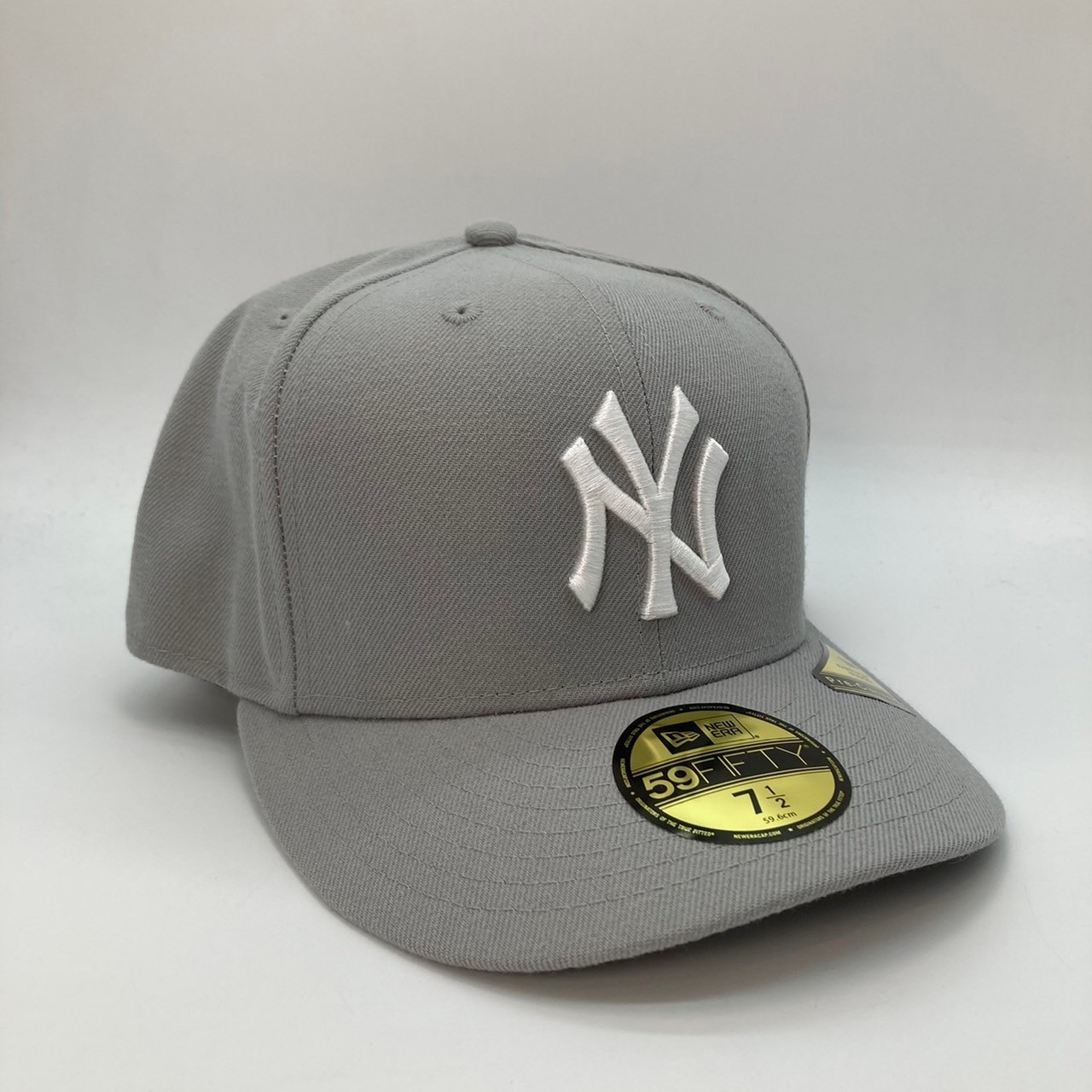 NEW ERA 59FIFTY/5950　ヤンキース　グレー/ホワイト