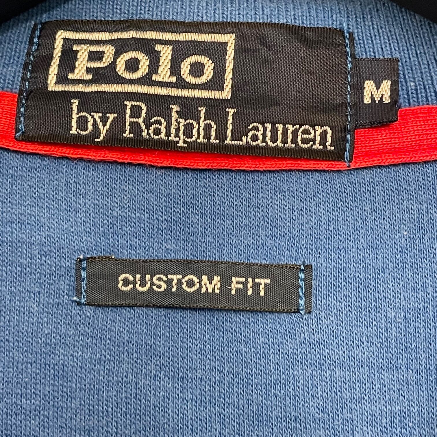 90s～00s インパクト21製 Polo by Ralph Lauren CUSTOM FIT 半袖ニット