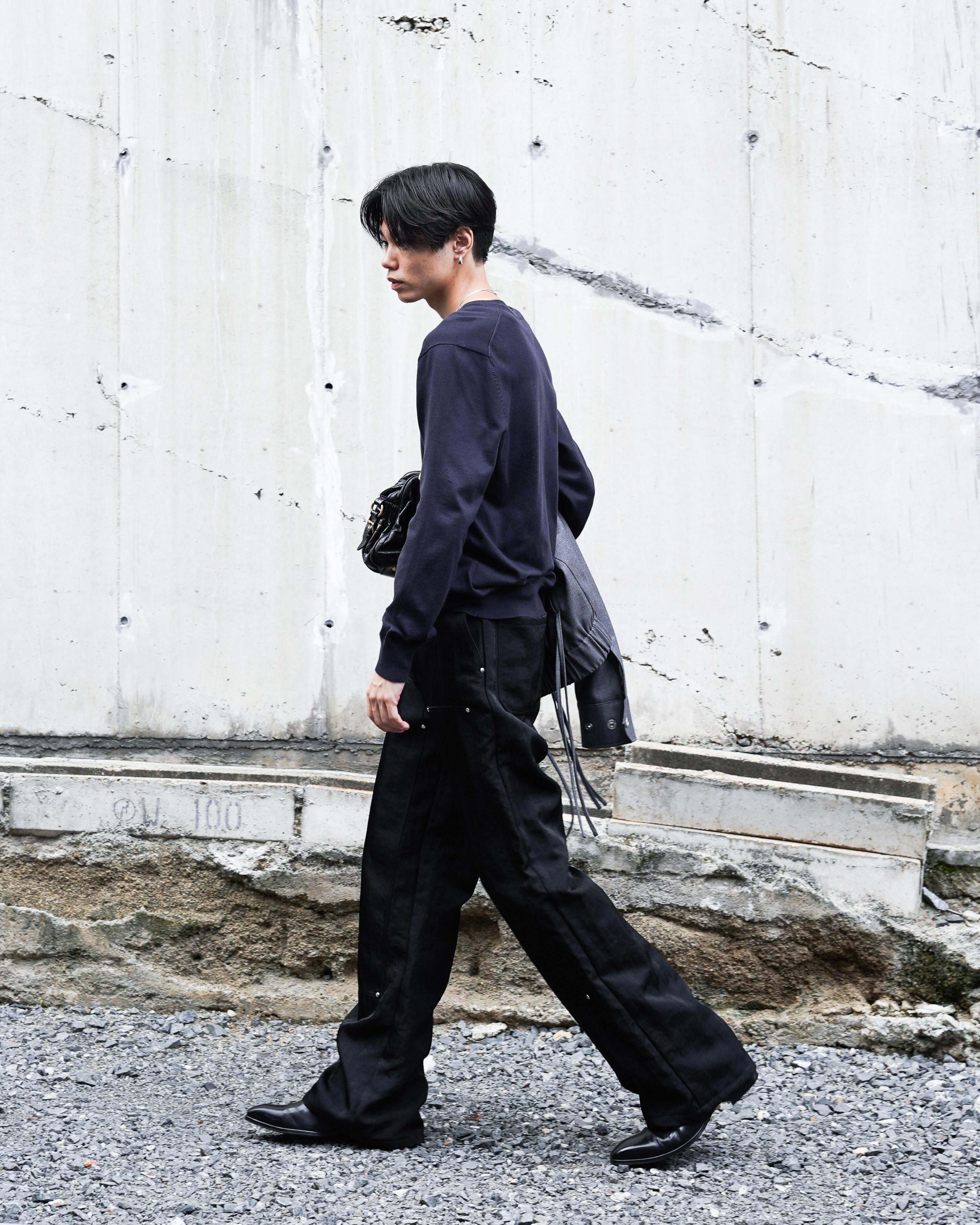 Hype-23 studs nylon trousers | Hype