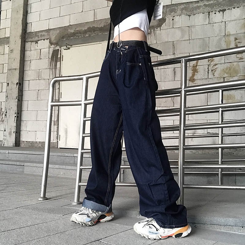 DENIM & DUNGAREE ペイント加工 ワイドパンツ 160 02 DENIM DUNGAREE