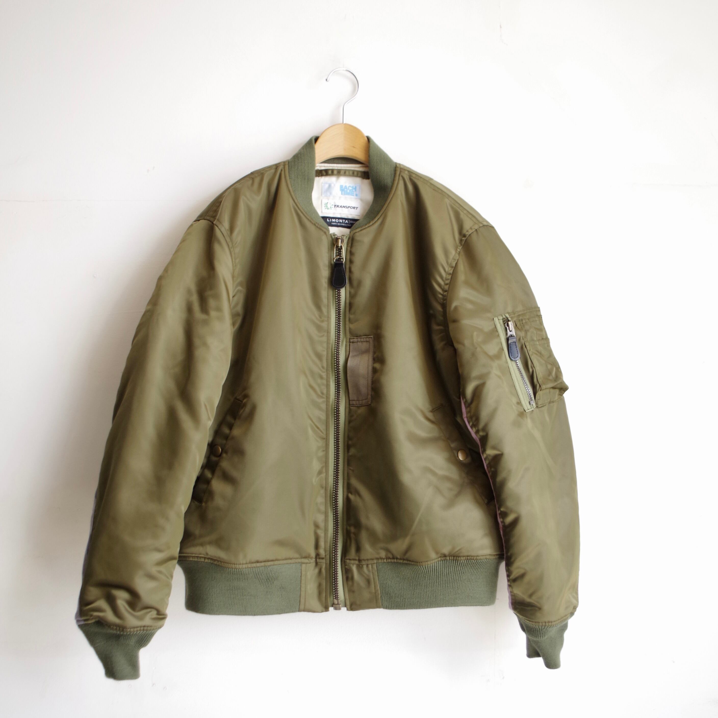 MHAK×TRANSPORT×EACHTIME. MA-1 OLIVE | 1F Store