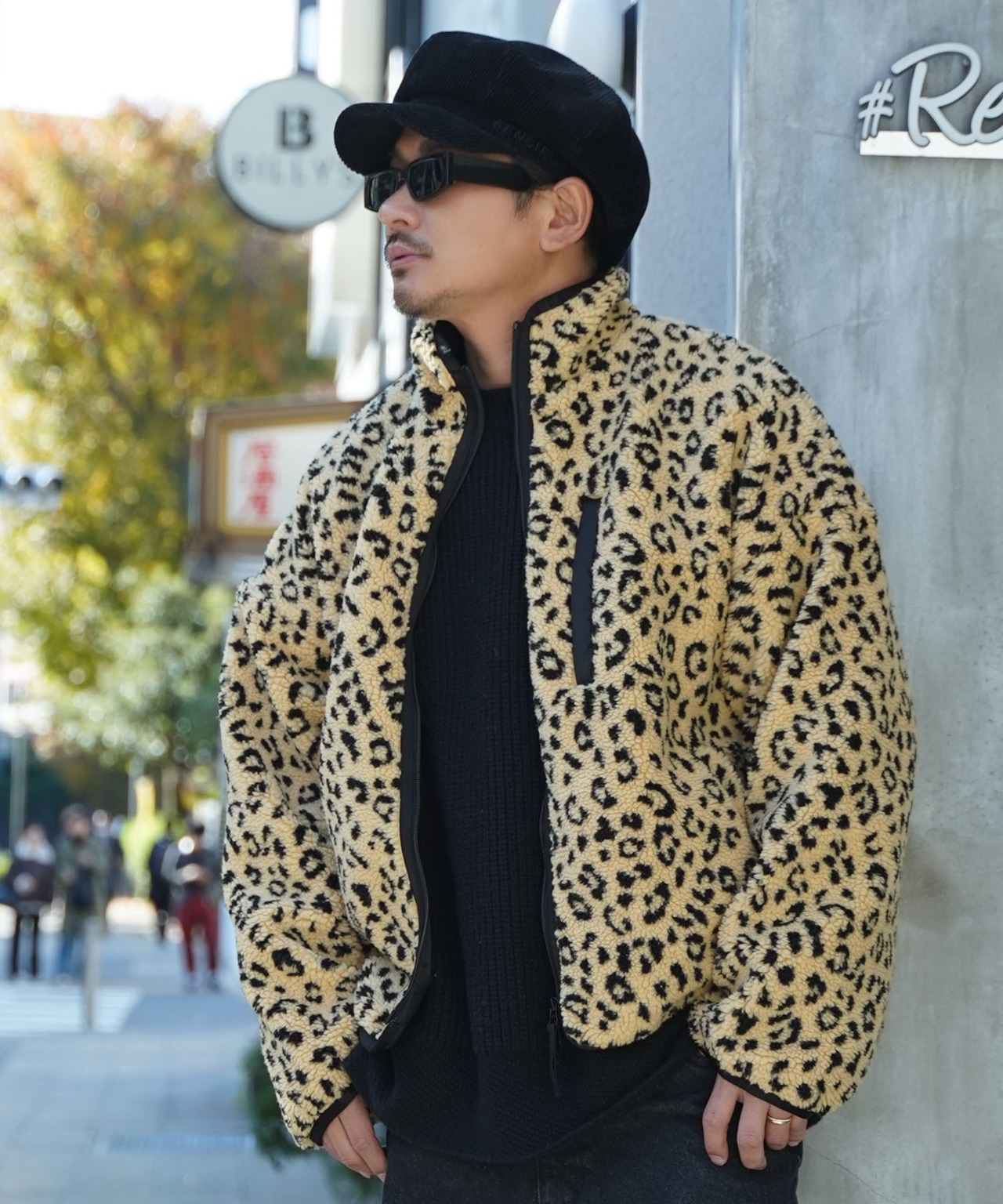 【#Re:room】LEOPARD BOA BLOUSON［REJ116］