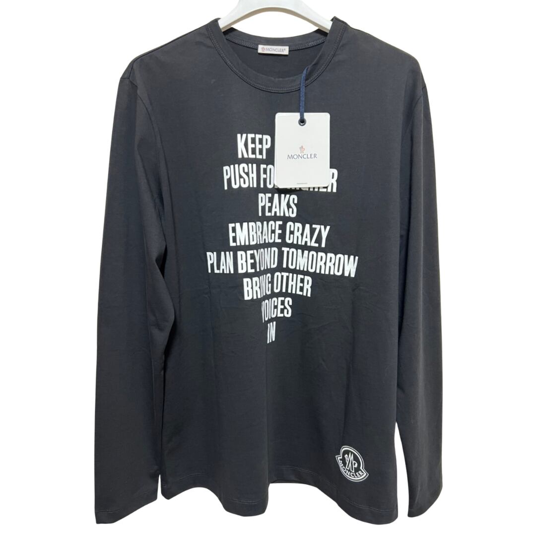 ☆新品未使用タグ付き☆本物保証！MONCLER LETTERING LOGO SHIRT ...