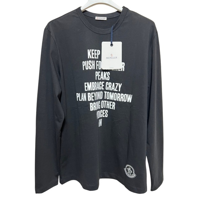 ☆新品未使用タグ付き☆本物保証！MONCLER LETTERING LOGO SHIRT