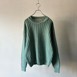 -St. John’s Bay- 90's mint green cotton Knit