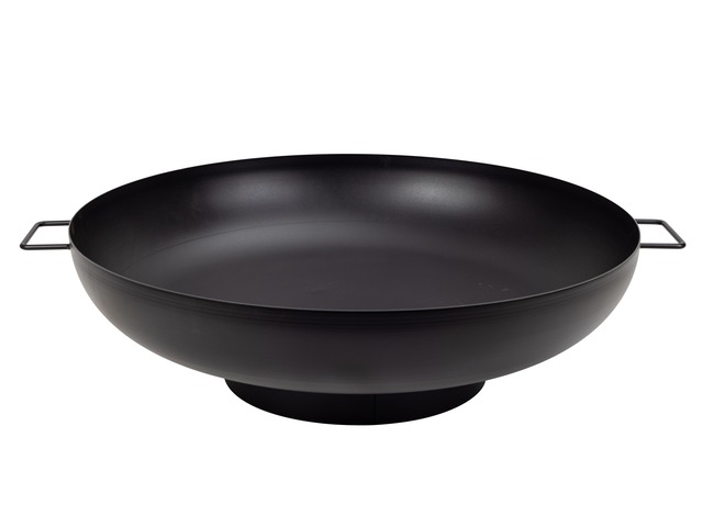 NOUVEL ファイヤーピット　エレガンテ黒　中　アウトドア　キャンプ用品　アウトドア用品　ファイヤーピット 　ファイヤーボウル　グリル　焚き火台　薪 火 BBQ バーベキュー アウトドアクッキング 暖炉 焚火 直火 鉄板料理 屋外 キャンプ グランピング　ヌベール 料理　cooking outdoor 鉄板