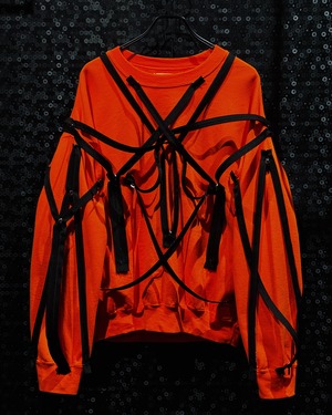 【ÆIEM】再倖築 “Random Zip Assemblage” Sweat