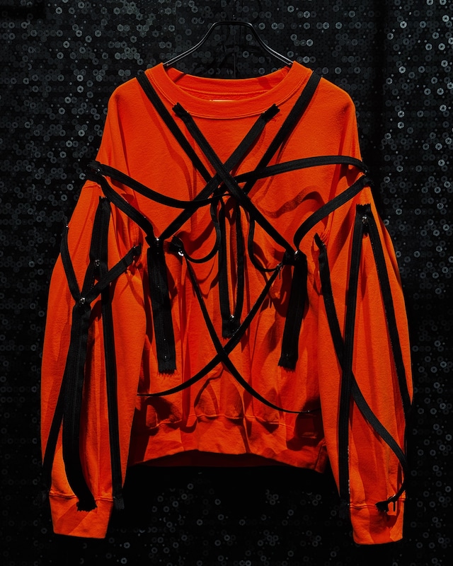 【ÆIEM】再倖築 “Random Zip Assemblage” Sweat