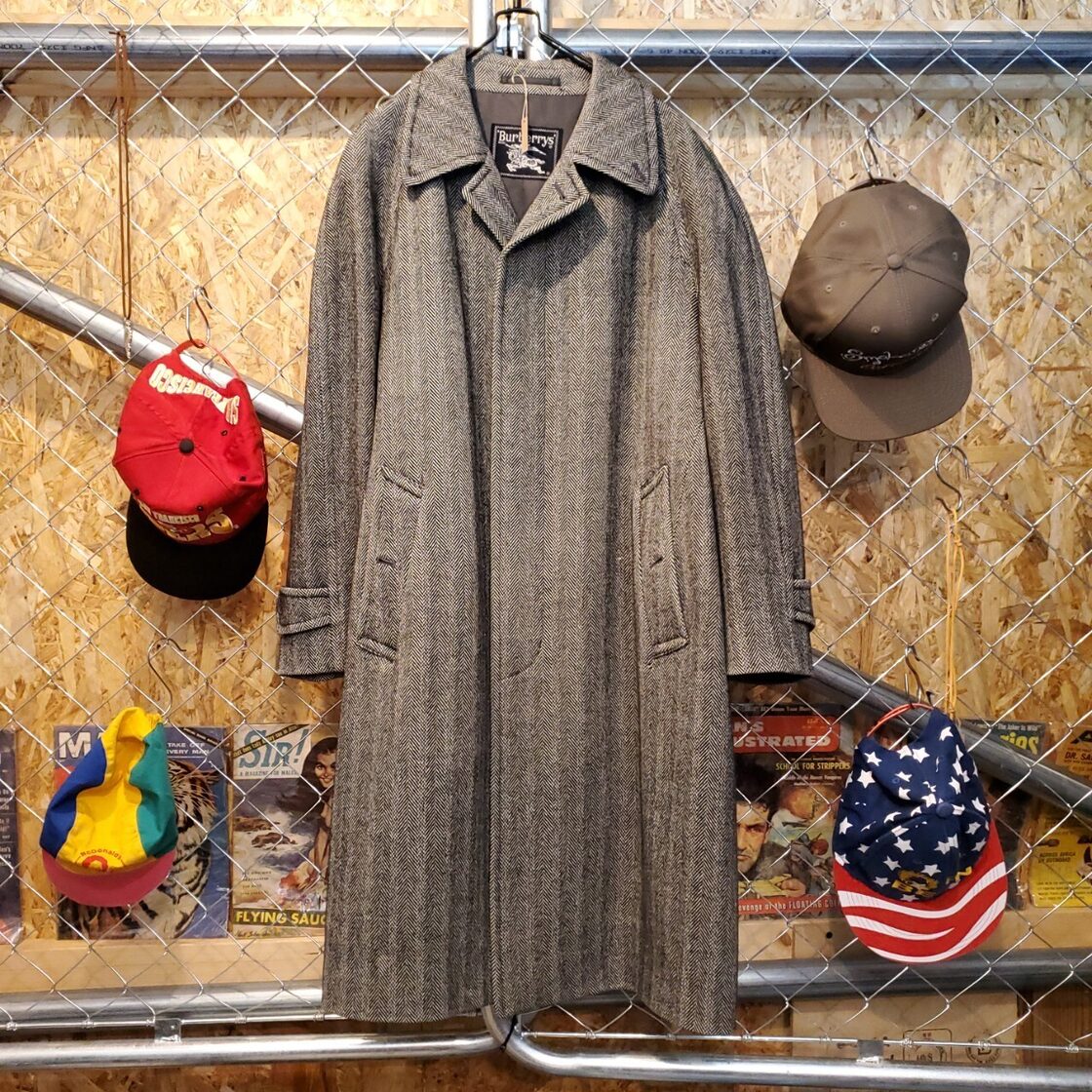 The Scotch Houseカシミヤ混合オリーブグリーンのロングコート 