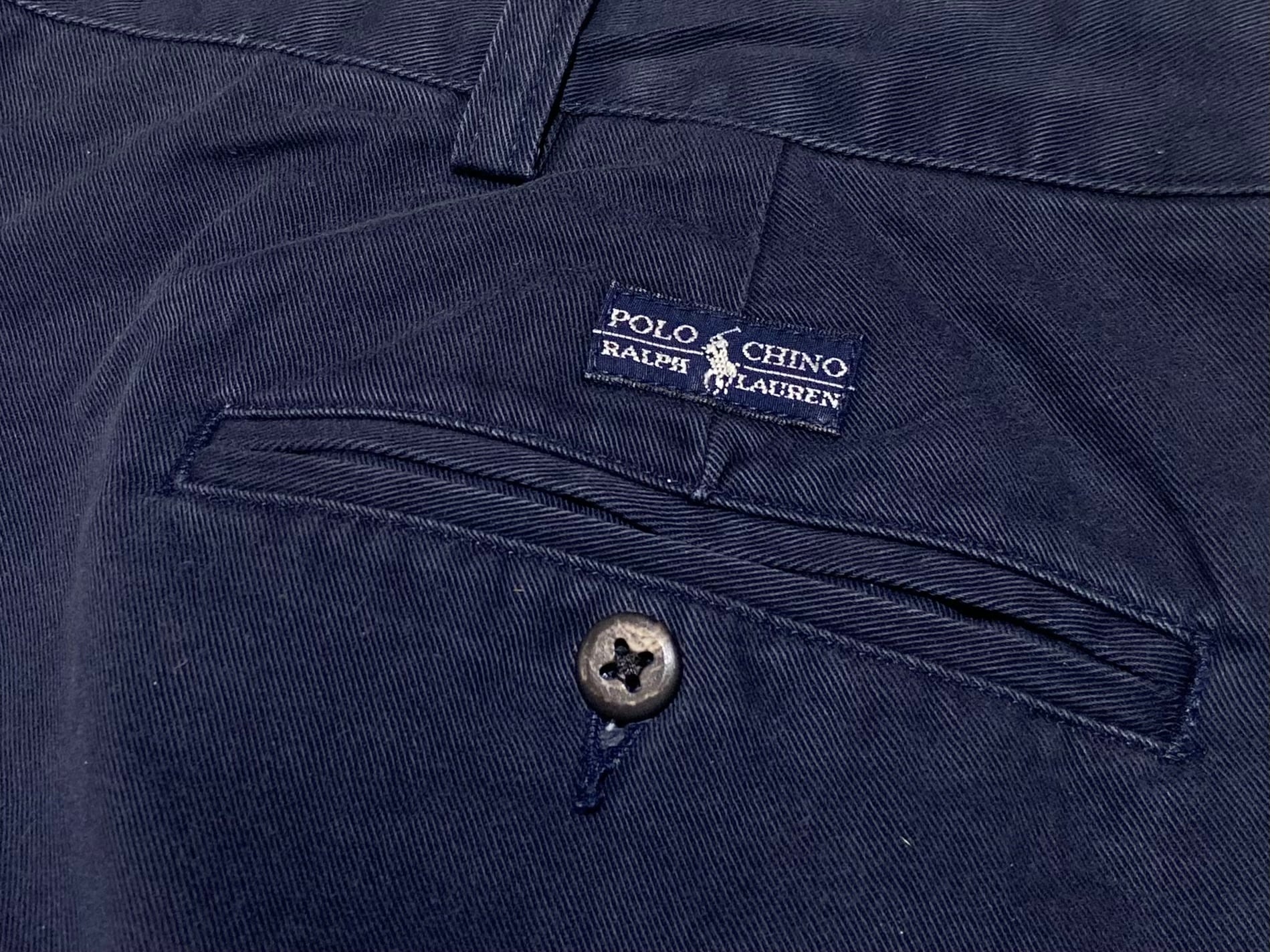90s POLO RALPH LAUREN ANDREW PANT インプリーツ ツータック チノパン