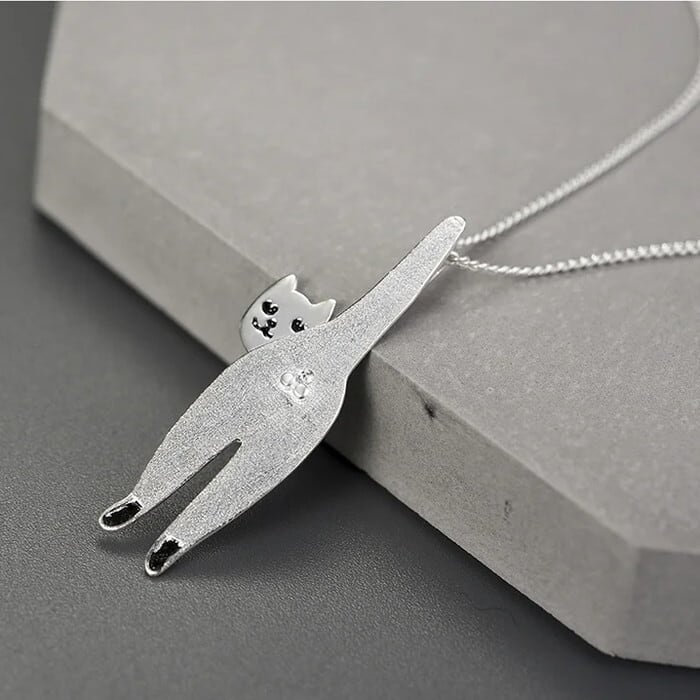 にゃんたまネックレス - 気ままな後ろ姿【L0287】 | Lotus Fun Japan