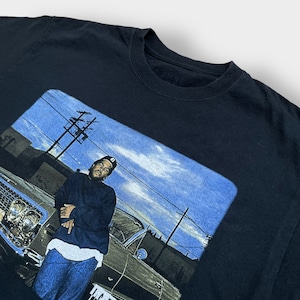 【ICE CUBE】公式 オフィシャル ラップ Tシャツ フォトプリント アイスキューブ HIPHOP ロゴ M 黒t 半袖 us古着