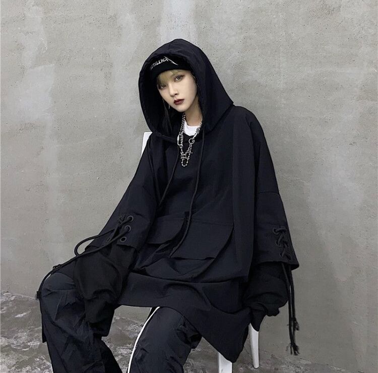 トップス アウター ジャケット パーカー ブラック 韓国ファッション
