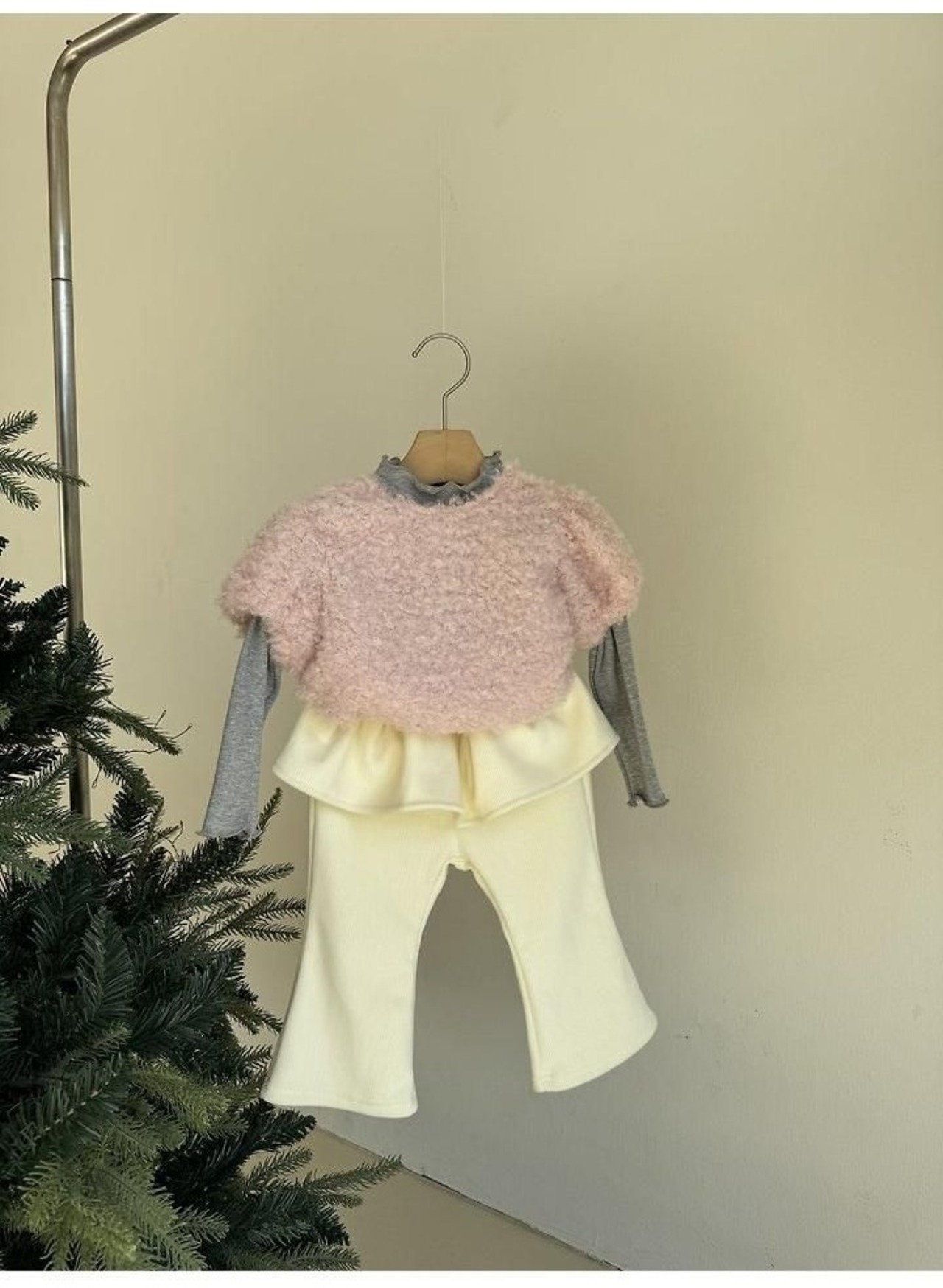 ルプティモ / le petit mo / プードルパフTシャツ / 韓国子供服 / キッズ / 26winter〖取寄〗*XS~XL*
