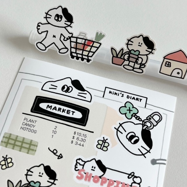 KEYKEYMADE 〔sticker -SHOPPING-〕