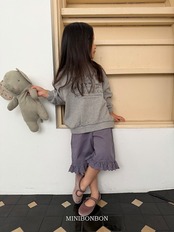 韓国子供服 / 26Autumn / 〖取寄〗minibonbon / ひらひらポケットパンツ / キッズ服 / ジュニア服 *XS~JL*