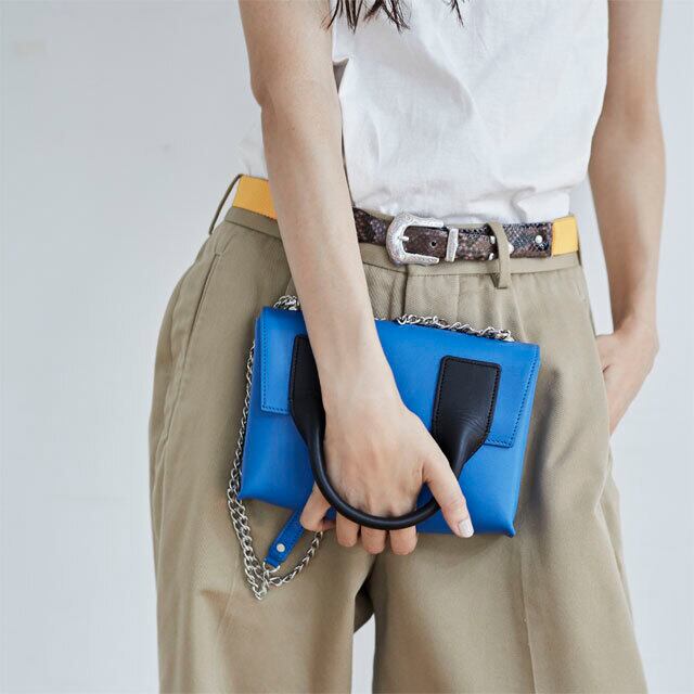 "PADDLE" SHOULDER BAG - BLUE
