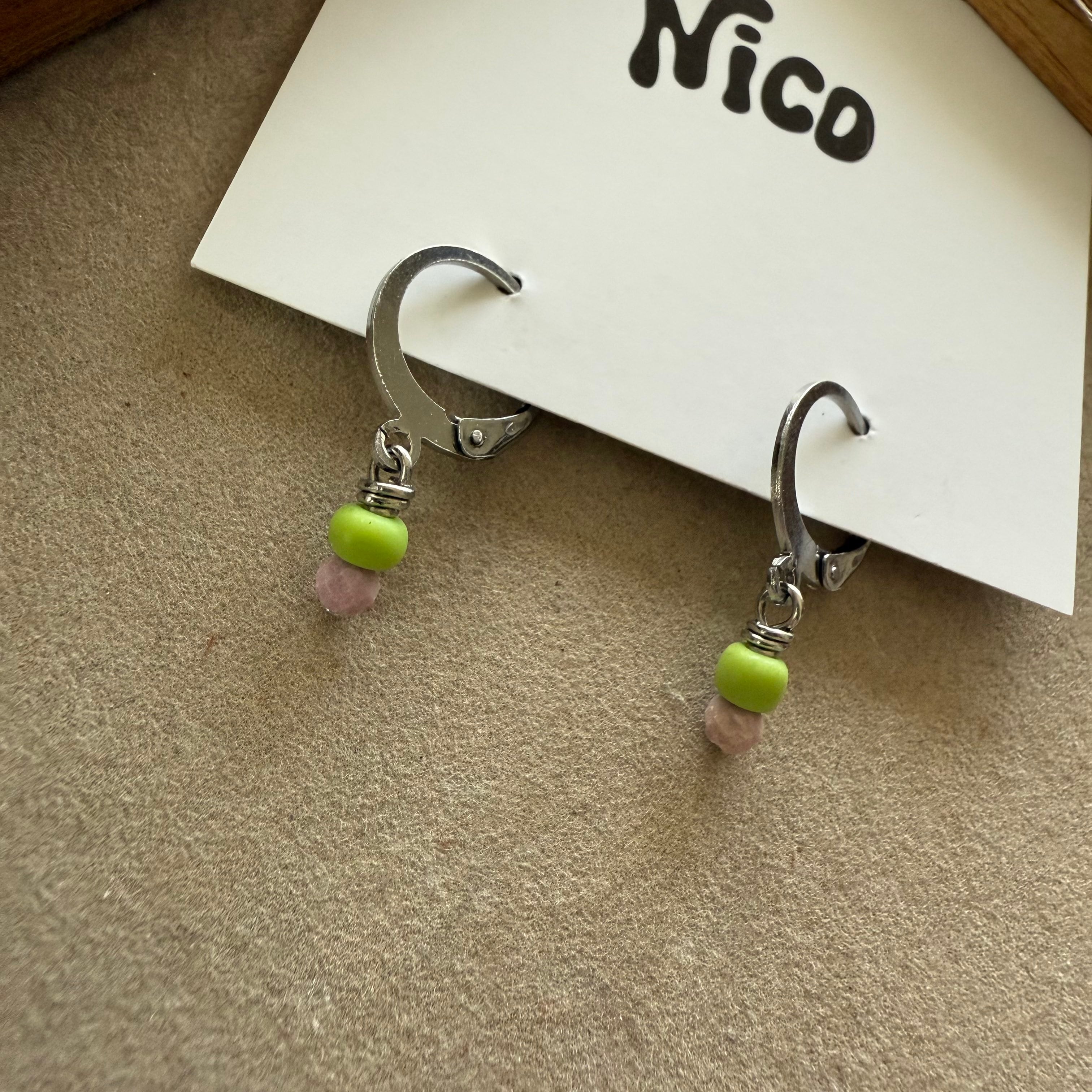 NC26088【サージカルステンレス:シルバー】nicoピアス