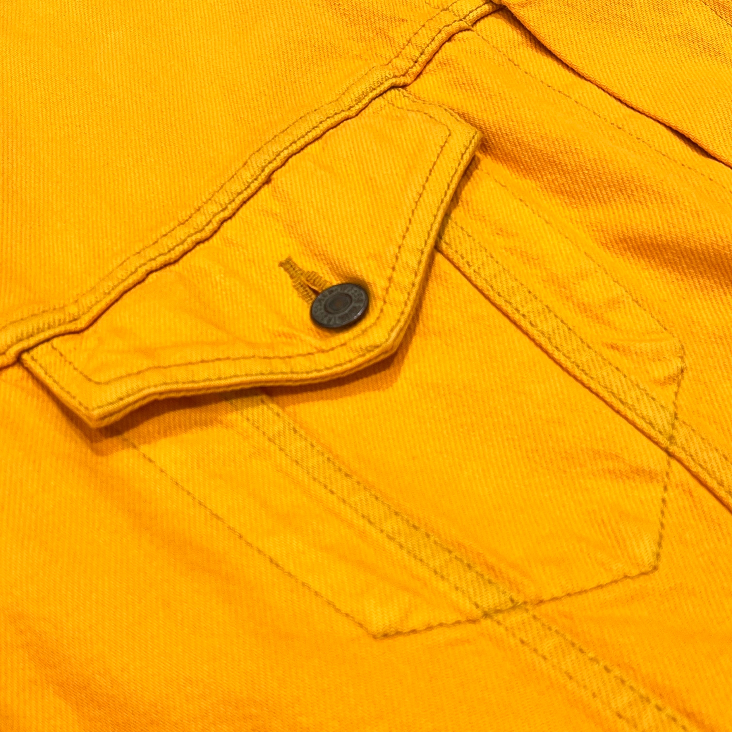 70s FRANCE Levi's 70506 デニムジャケット イエロー 90s Levi's 70506 Denim Jacket Rare Color 90年代 リーバイス 70506