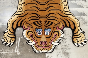 Tibetan Tiger Rug 《XXXXXLサイズ•ウール003》チベタンタイガーラグ