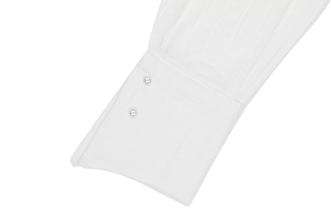 WINGED CUFFS SHIRT_WHITE