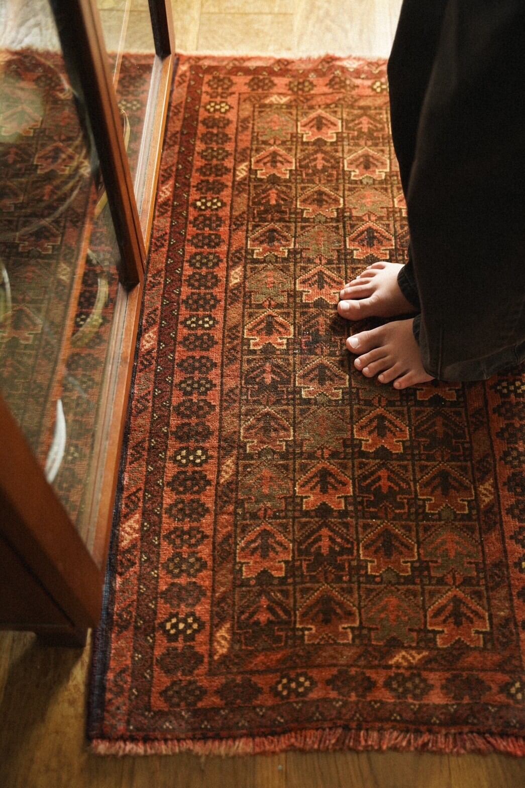 990 -Vintage Turkmen rug