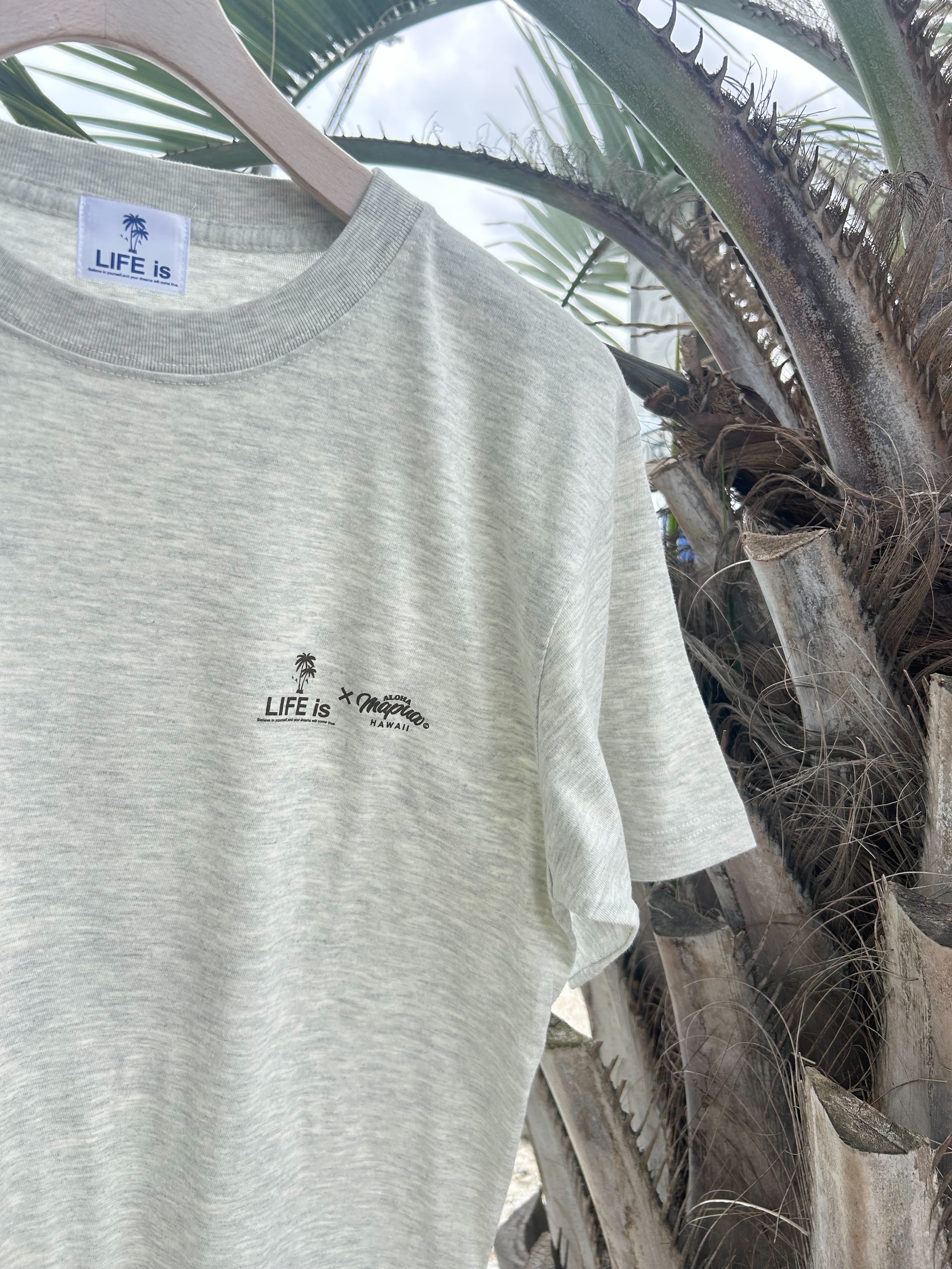 LIFE is × mapuaコラボ Lani 半袖Tシャツ ¥6,800+tax