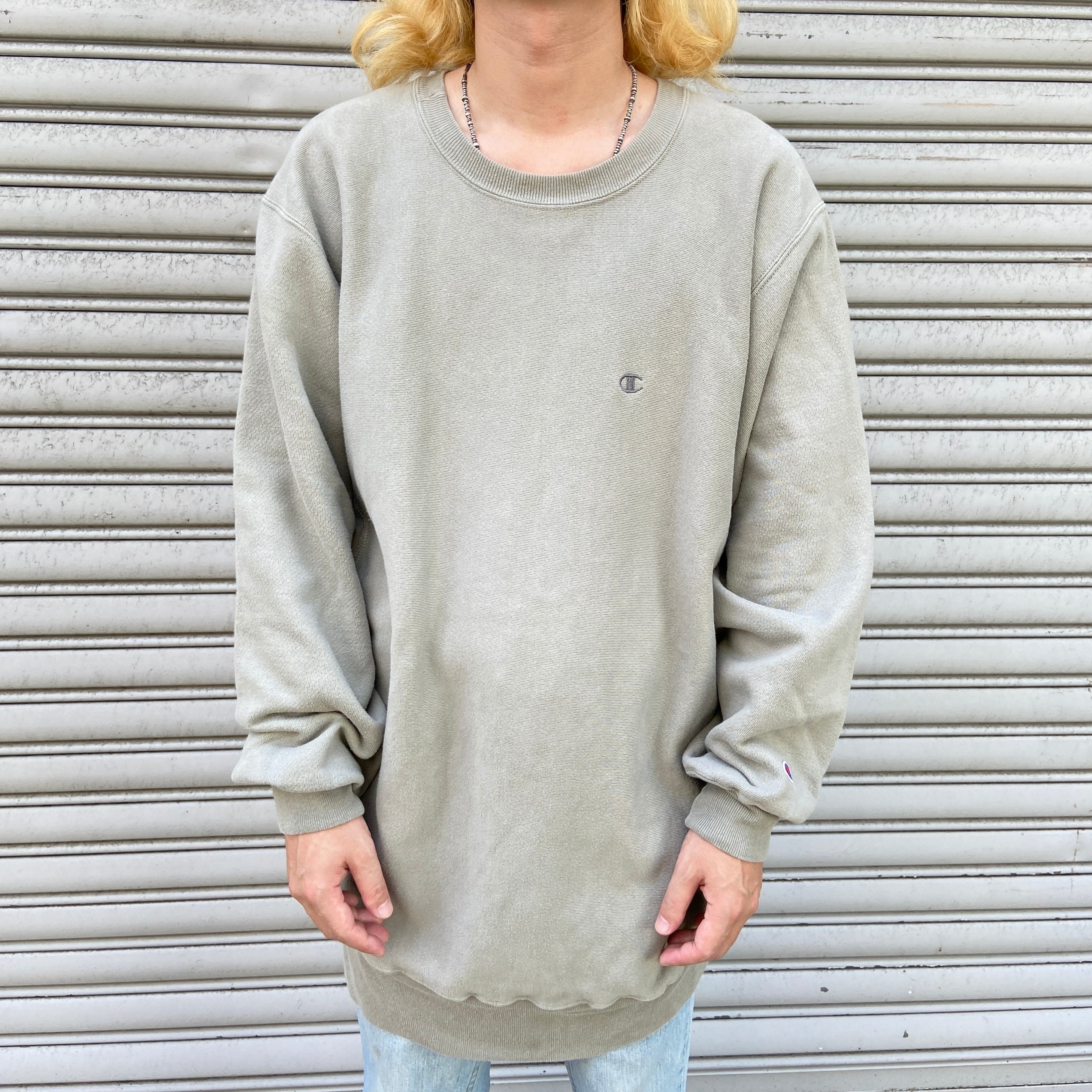 90s Champion リバースウィーブスウェット メキシコ製 カーキ 