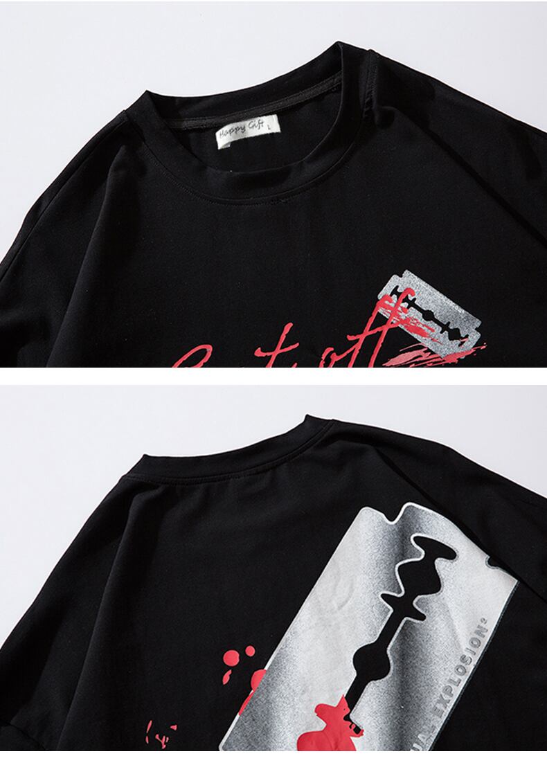 全1色 Tシャツ カットソー プリント カジュアル ユニセックス