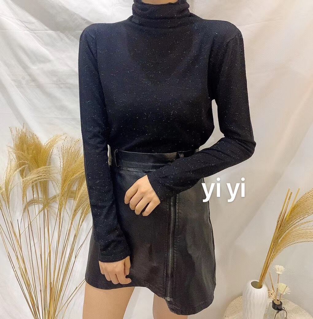 タートルネックトップス